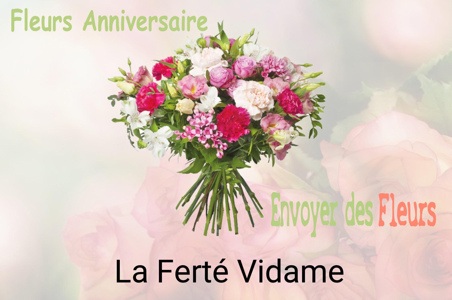 Bouquet de fleurs d’anniversaire livré à La Ferté-Vidame