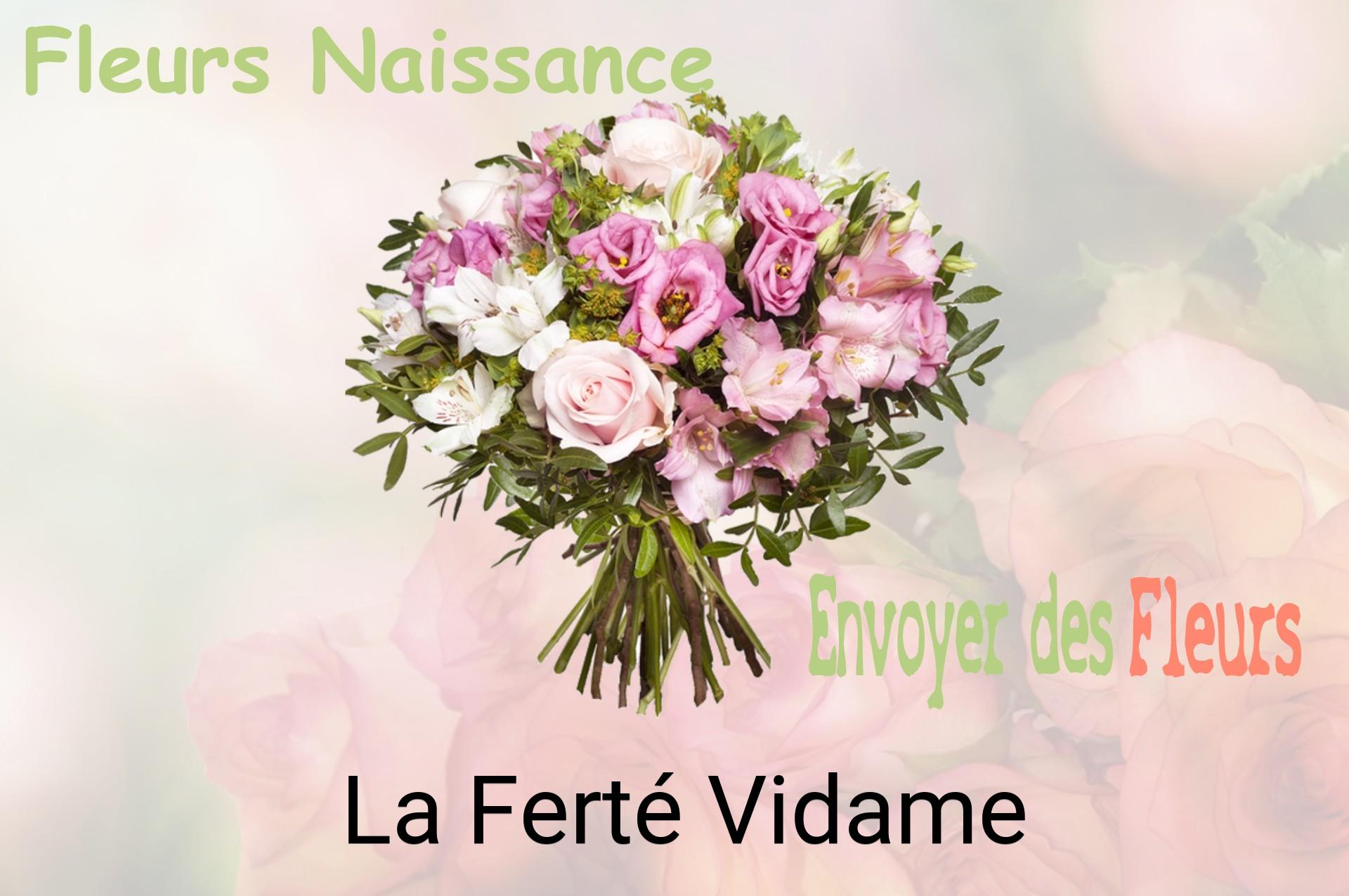 Bouquet de fleurs de naissance livré à La Ferté-Vidame